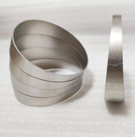 2.0" (OD51mm) Titanium Pie Cut - 1D Tight Radius - 1.2mm/.047"- 5pcs (45°total)